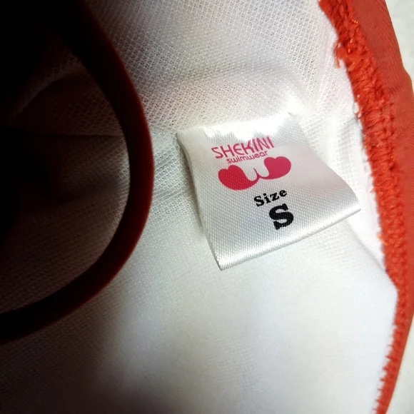 Shekini Chic Rust One-Piece Swimsuit - Picture 3 of 4